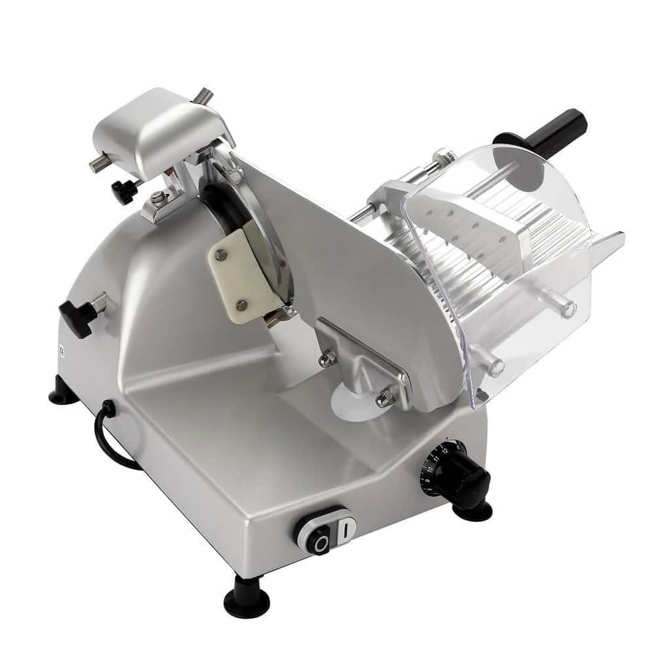 BESWOOD 10 Premium Chromium-plated Carbon Steel Blade Electric Deli Meat Cheese Food Slicer