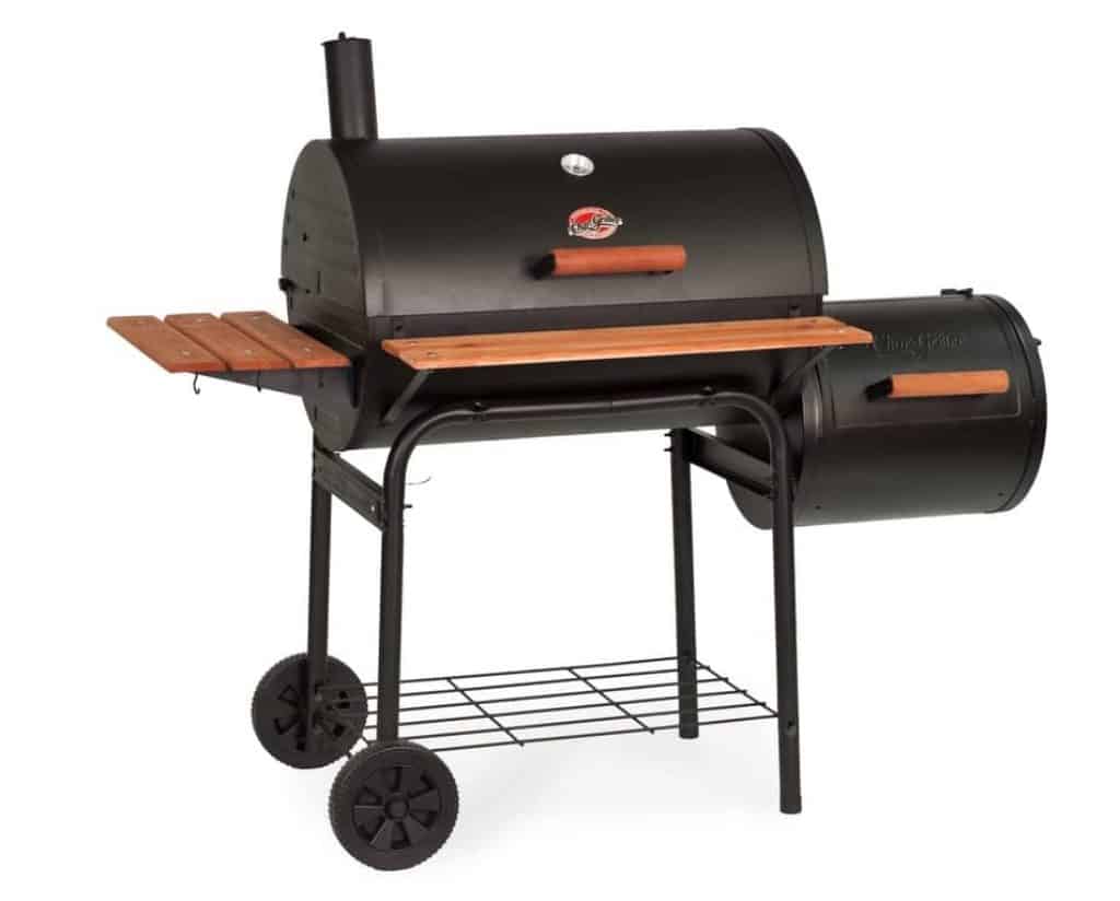 Char-Griller E1224 Smokin Pro 830 Square Inch Charcoal Grill with Side Fire Box