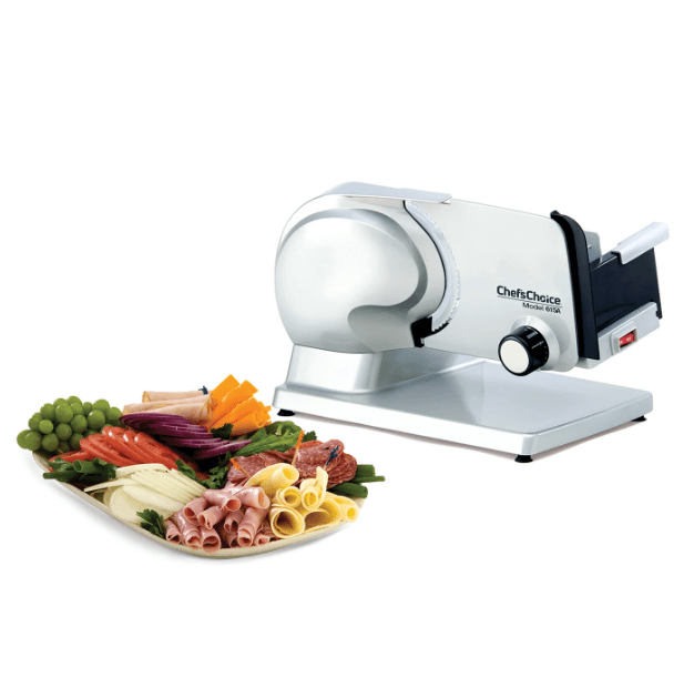 Chef'sChoice 615A000 Tilted Food Carriage for Fast and Efficient Slicing