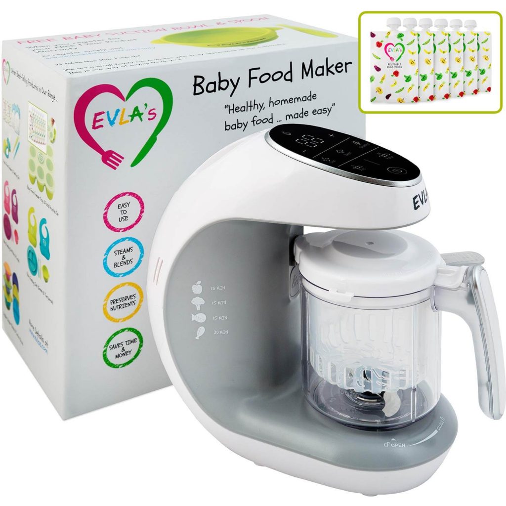 EVLA's Baby Food Maker / Baby Food Processor, best baby food maker 2020, making your own baby food, 