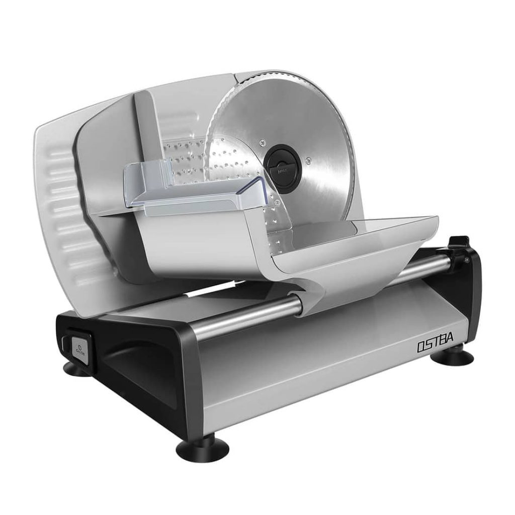 OSTBA Electric Deli Food Slicer with Child Lock Protection