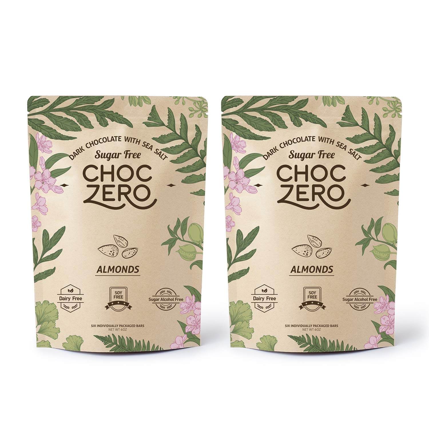 ChocZero’s Keto Bark, Dark Chocolate Almonds with Sea Salt