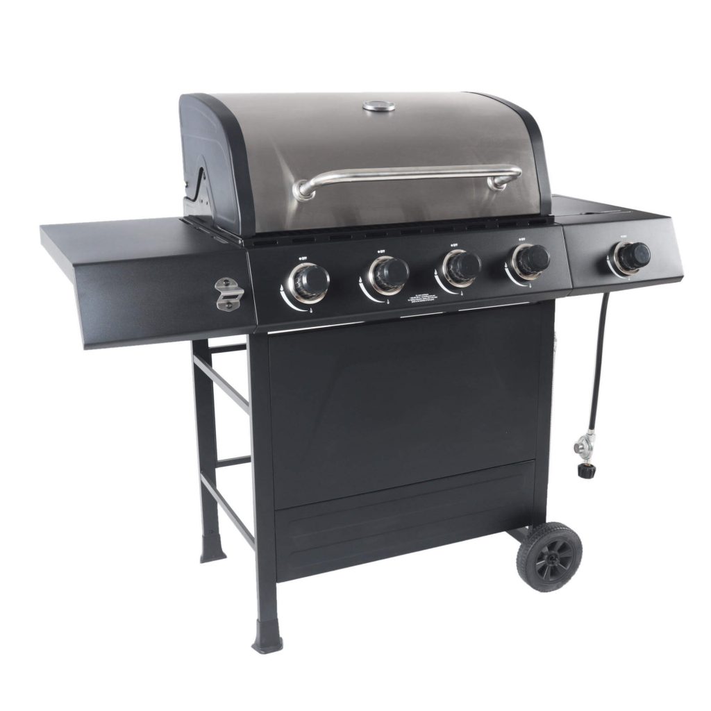 Best Gas Grill under $300 for Delicious and Easy Home Grilling, RevoAce 4-Burner LP Gas Grill with Side Burner, gas grill reviews 2020, 