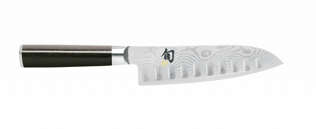 Shun Classic 7" Hollow-Ground Santoku All-Purpose Kitchen Knife, best japanese knives, japanese utility knife 