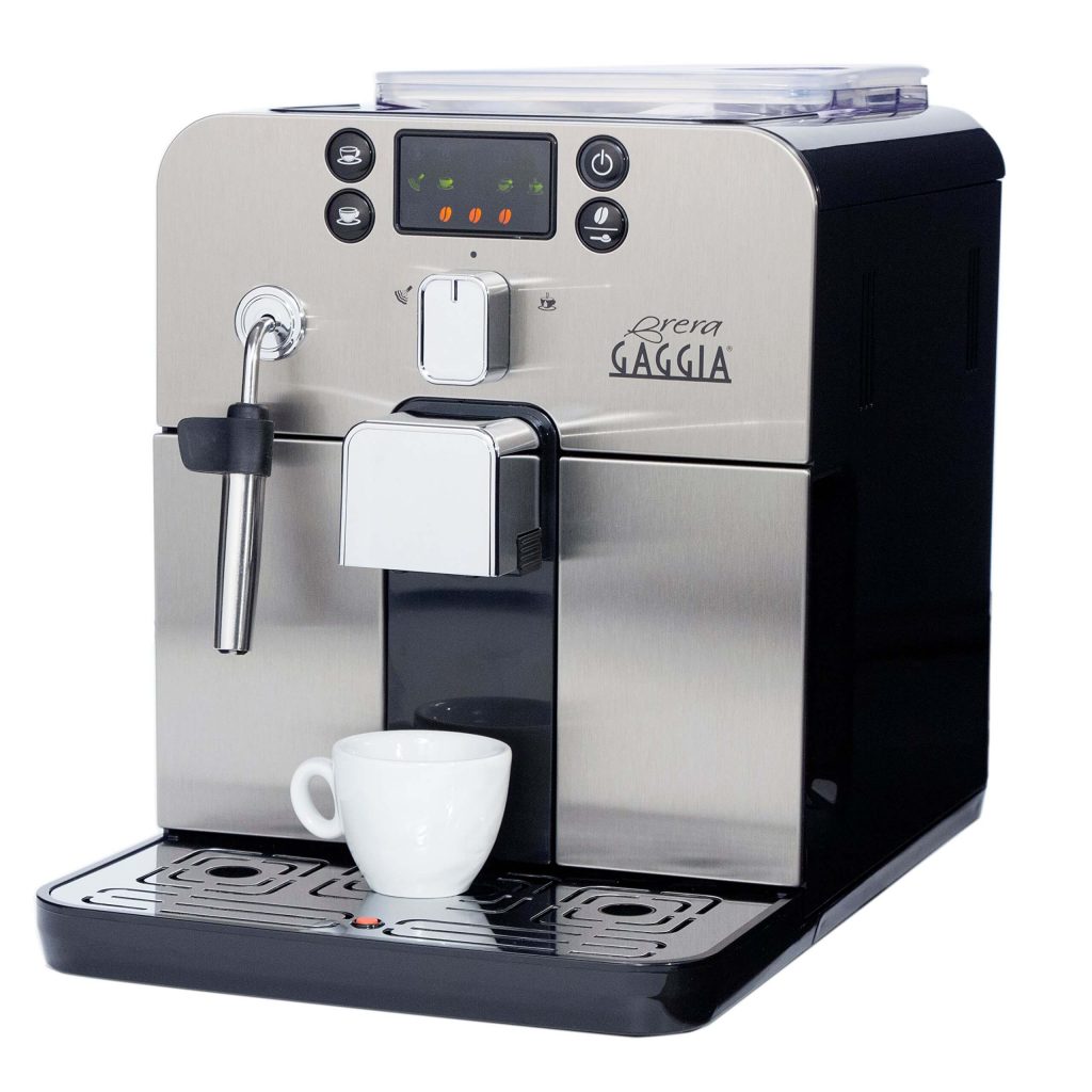 Gaggia Brera Super Automatic Espresso Machine, best automatic latte machine, best cappucino latte maker, best machine for coffee latte and cappuccino, best latte machine for beginners 