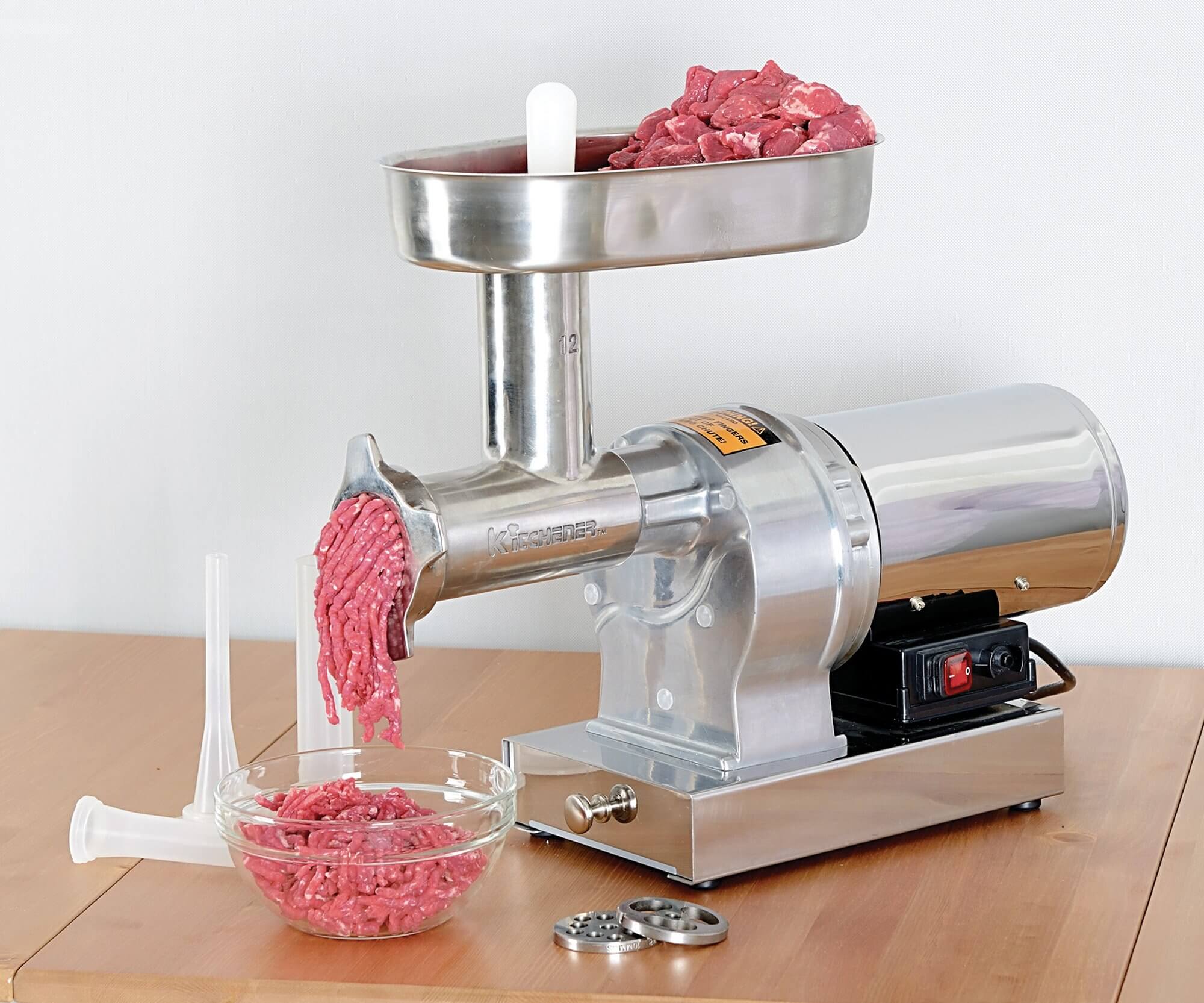 Kitchener Elite Electric Meat Grinder & Sausage Stuffer, electric meat grinder, kitchen grinder