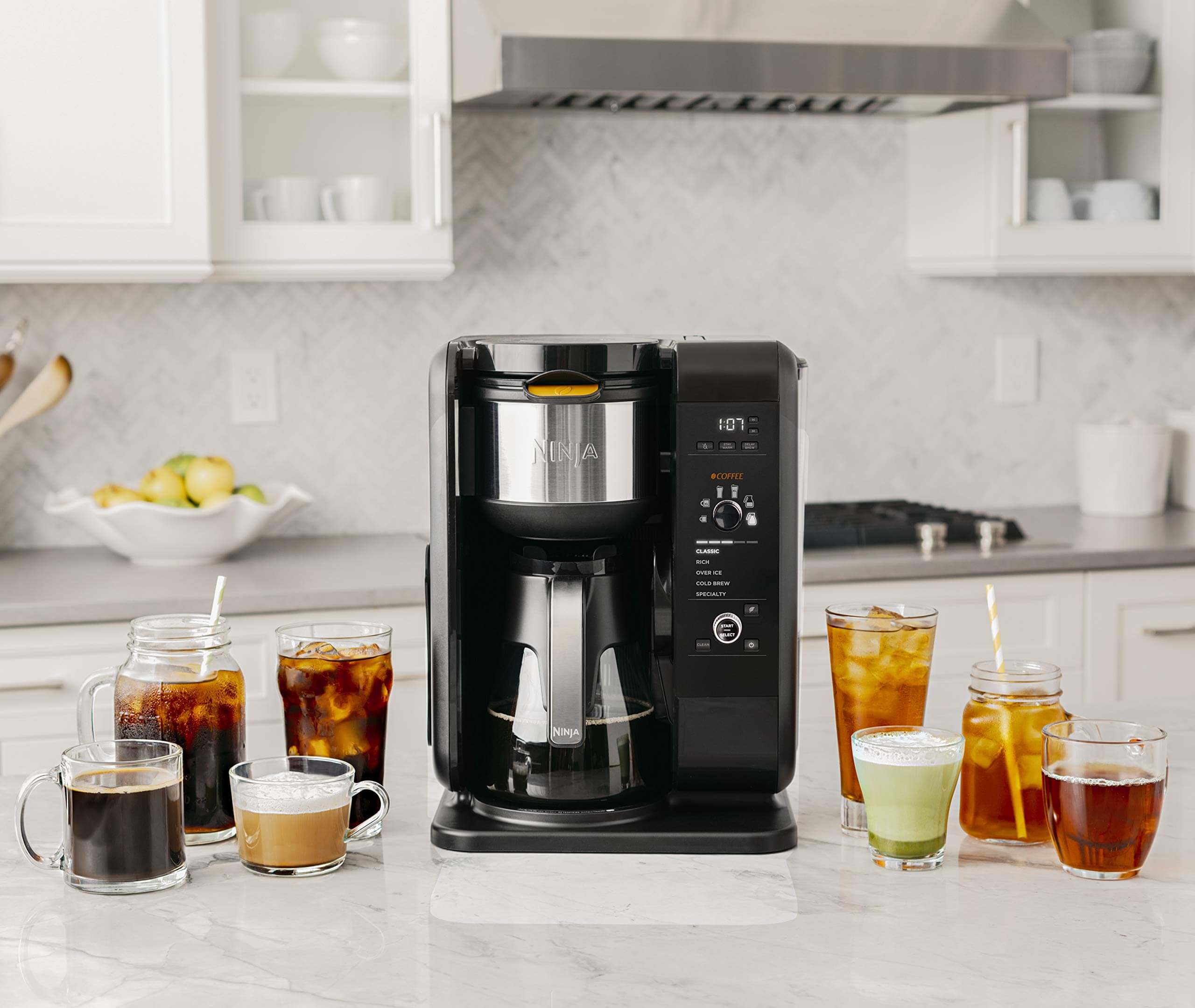 Ninja Hot and Cold Brewed System, best affordable latte machine, ninja espresso machine, ninja coffee bar espresso