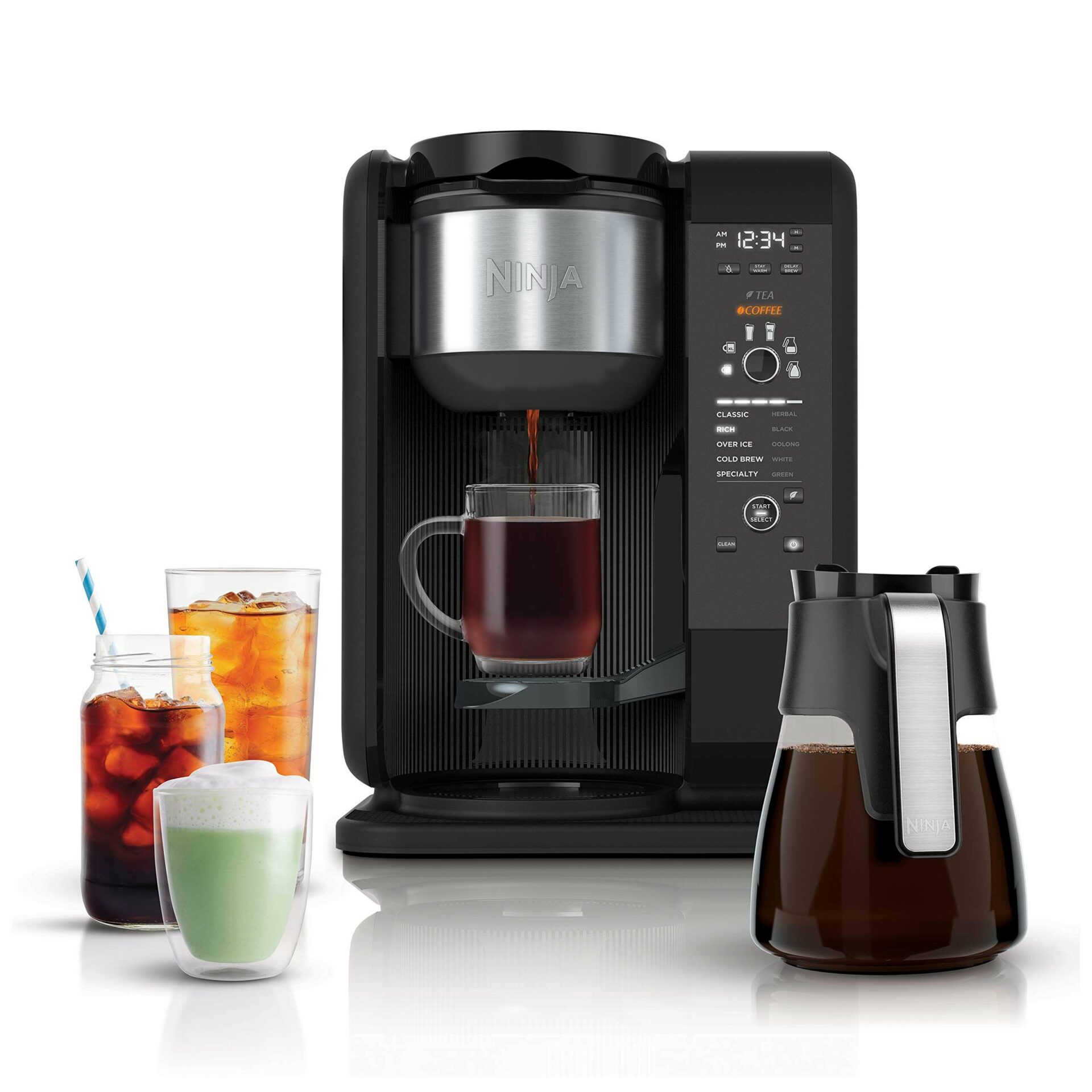Ninja Hot and Cold Brewed System, best affordable latte machine, ninja espresso machine, ninja coffee bar espresso