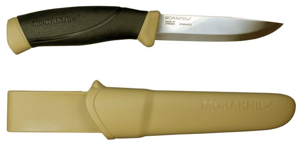 Morakniv Companion Fixed Blade Outdoor Knife, best bushcraft knife under 50, best backpacking knife 2020, best knife for bug out bag 
