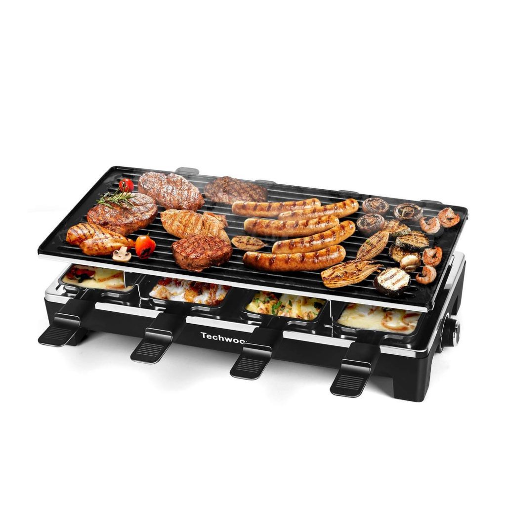 Techwood Raclette Grill / Raclette Party Grill, inside grill, smokeless grill, smokeless power grill, best smokeless indoor grill, best indoor grill 
