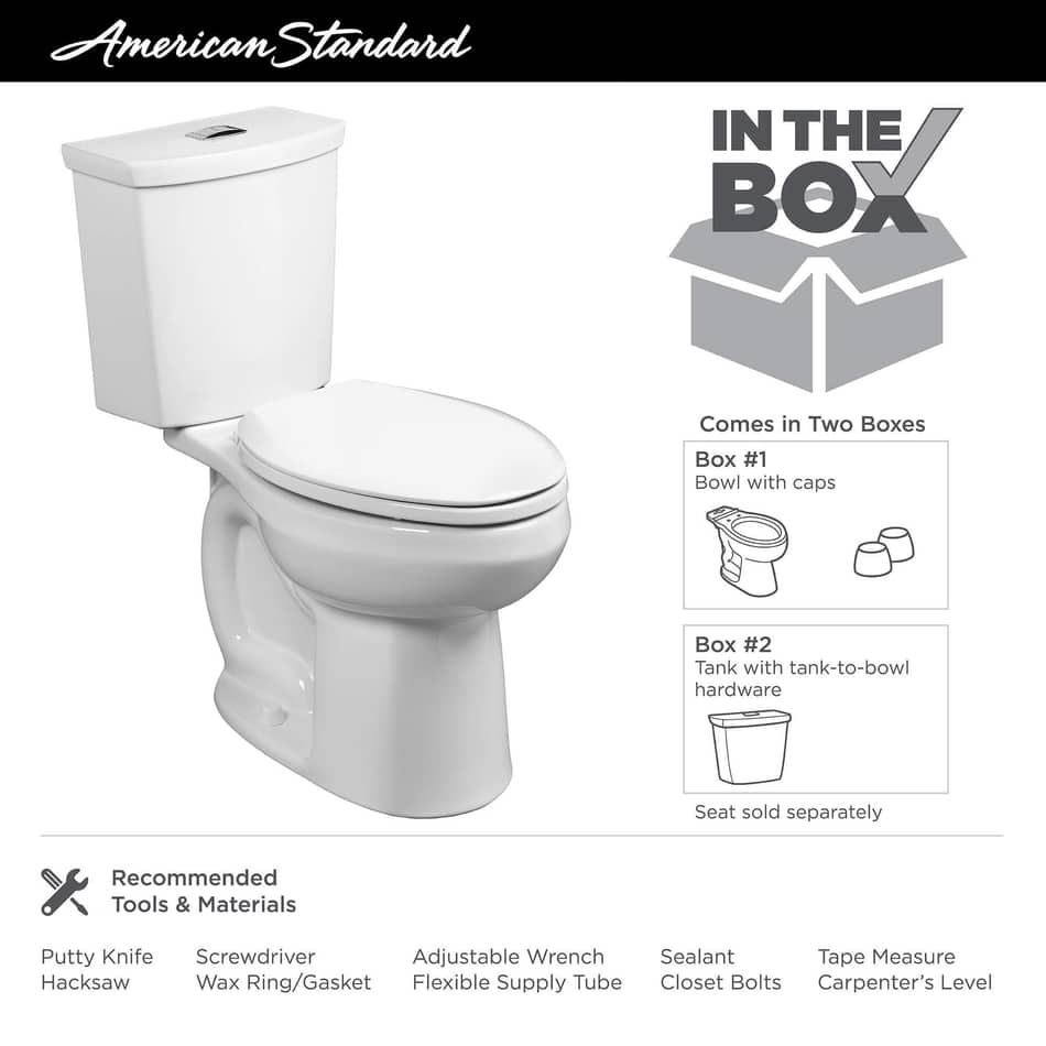 american standard pressure assist toilets