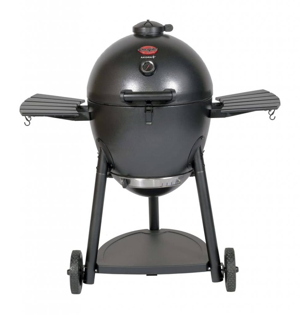 Char-Griller 16620 Akorn Kamado Kooker Charcoal Barbecue Grill and Smoker, Black, best charcoal smoker 2021 