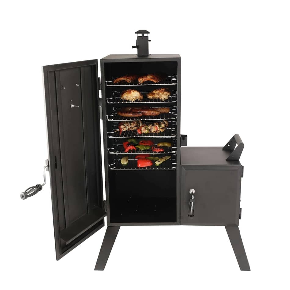dyna-glo dgo1176bdc-d vertical offset charcoal smoker review