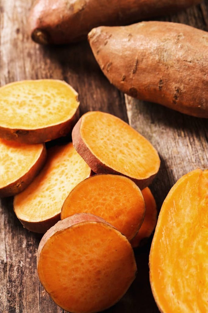 why do sweet potatoes turn brown