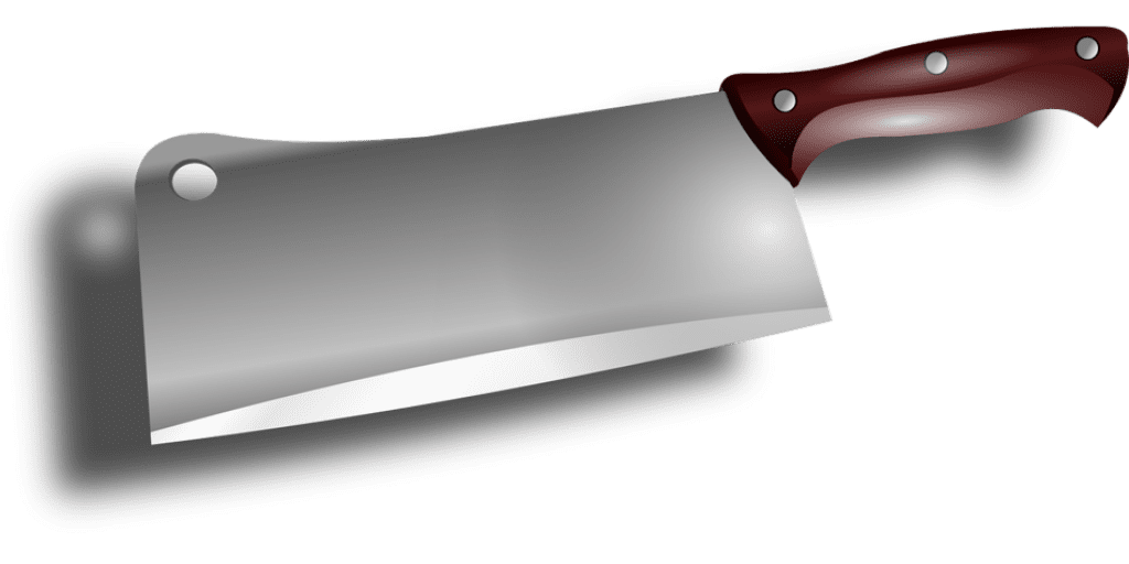 knife with holes in blade