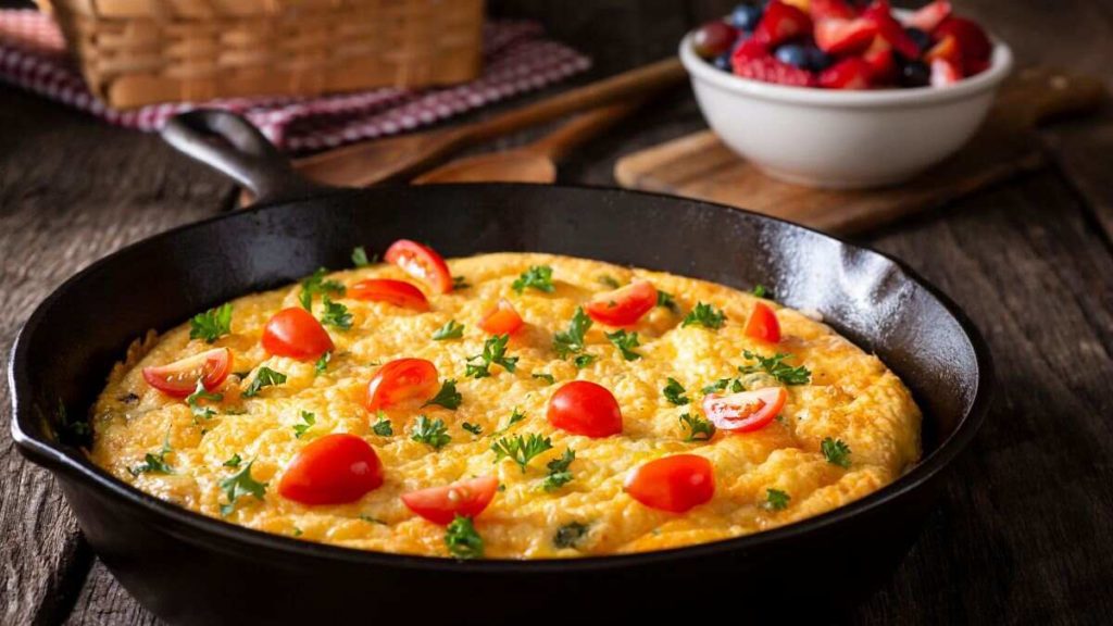 how to reheat frittata in a skillet?