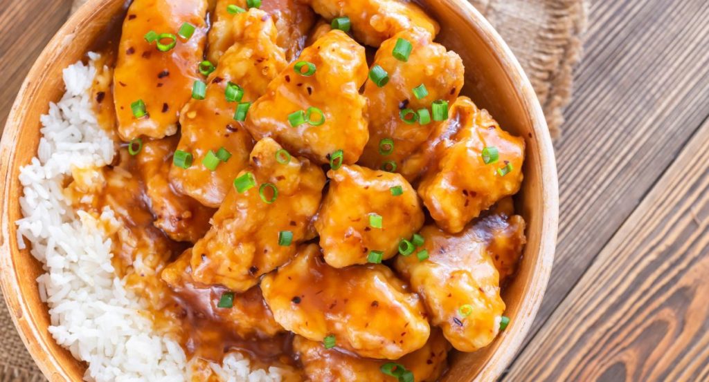 is it safe to eat orange chicken sitting out fro a day