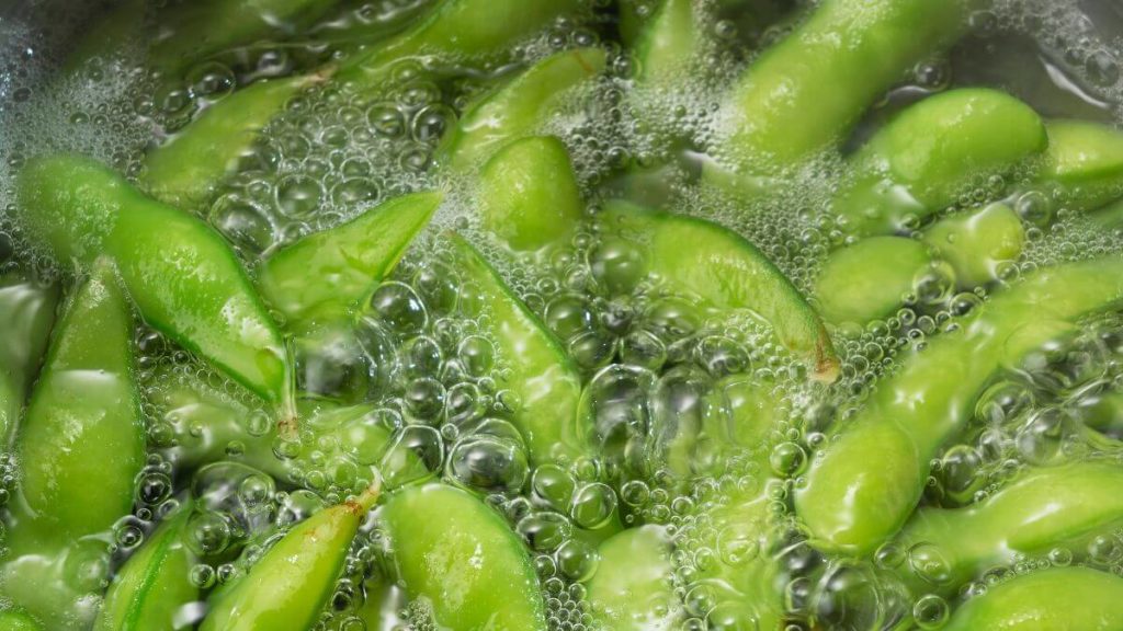 how to reheat reheat edamame in steamer